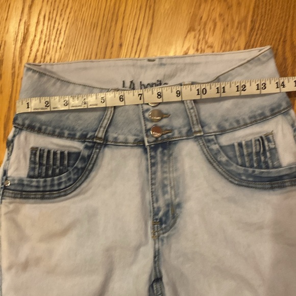 - La Bonita triple button stretch skinny faded jeans size 11 (e) - Picture 3 of 10